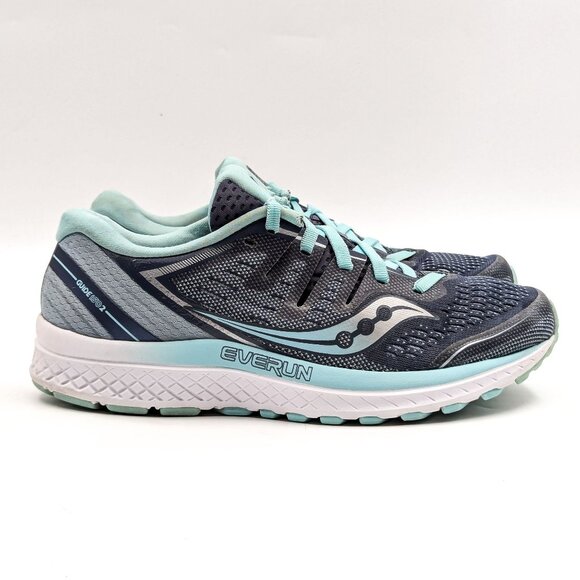 Saucony Women Everun ISO 2 Low Top Running Lace up Sneakers size 7.5 - Picture 10 of 11
